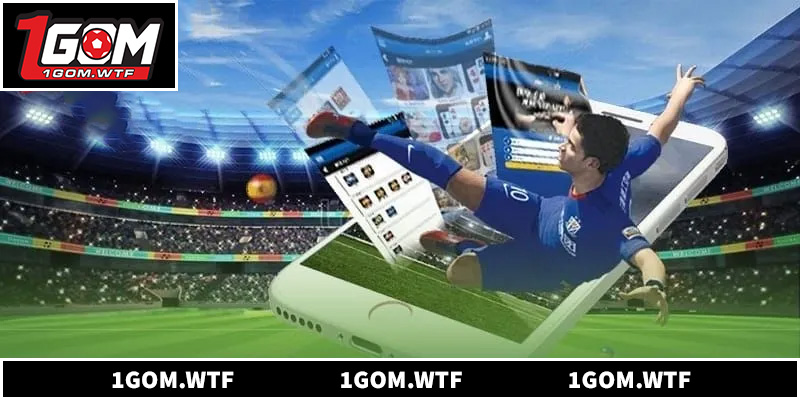 Giao diện cập nhật tin tức bóng đá 1Gom trực tuyến